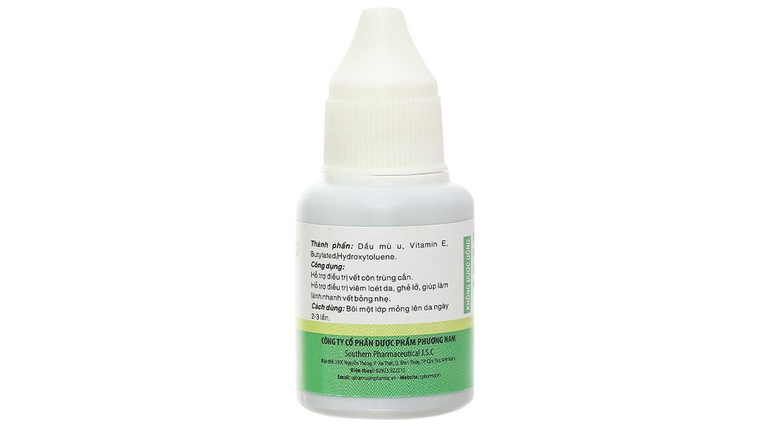 Dầu mù u SPharma làm dịu da, lành nhanh vết bỏng chai 15ml - 8